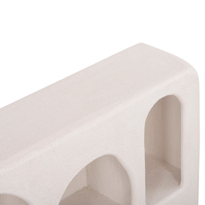 WALL SHELF SERIES SANTORINI HM18063.01 MDF IN OFF-WHITE 120x18x60Hcm.