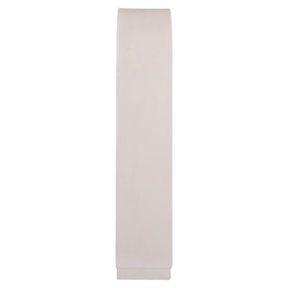 SHELVES RACK SERIES SANTORINI HM18044 MDF IN OFF-WHITE-SHELVES MADE OF FIR WOOD IN NATURAL COLOR 80x38x188.5Hcm.