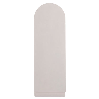 SHELF RACK SERIES SANTORINI HM18045 MDF IN OFF-WHITE-SHELVES MADE OF FIR WOOD IN NATURAL COLOR 60x38.5x179Hcm.