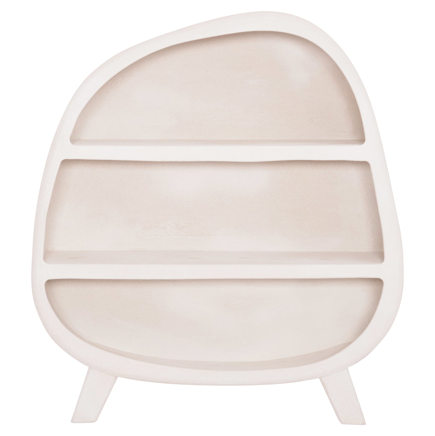SHELVES RACK SERIES SANTORINI HM18060.01 MDF IN OFF-WHITE 120x38x133Hcm.
