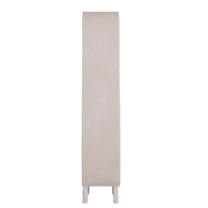 SHELF RACK SERIES SANTORINI HM18067 MDF IN OFF-WHITE 80x38x196Hcm.