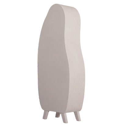 SHELF RACK SERIES SANTORINI HM18067 MDF IN OFF-WHITE 80x38x196Hcm.