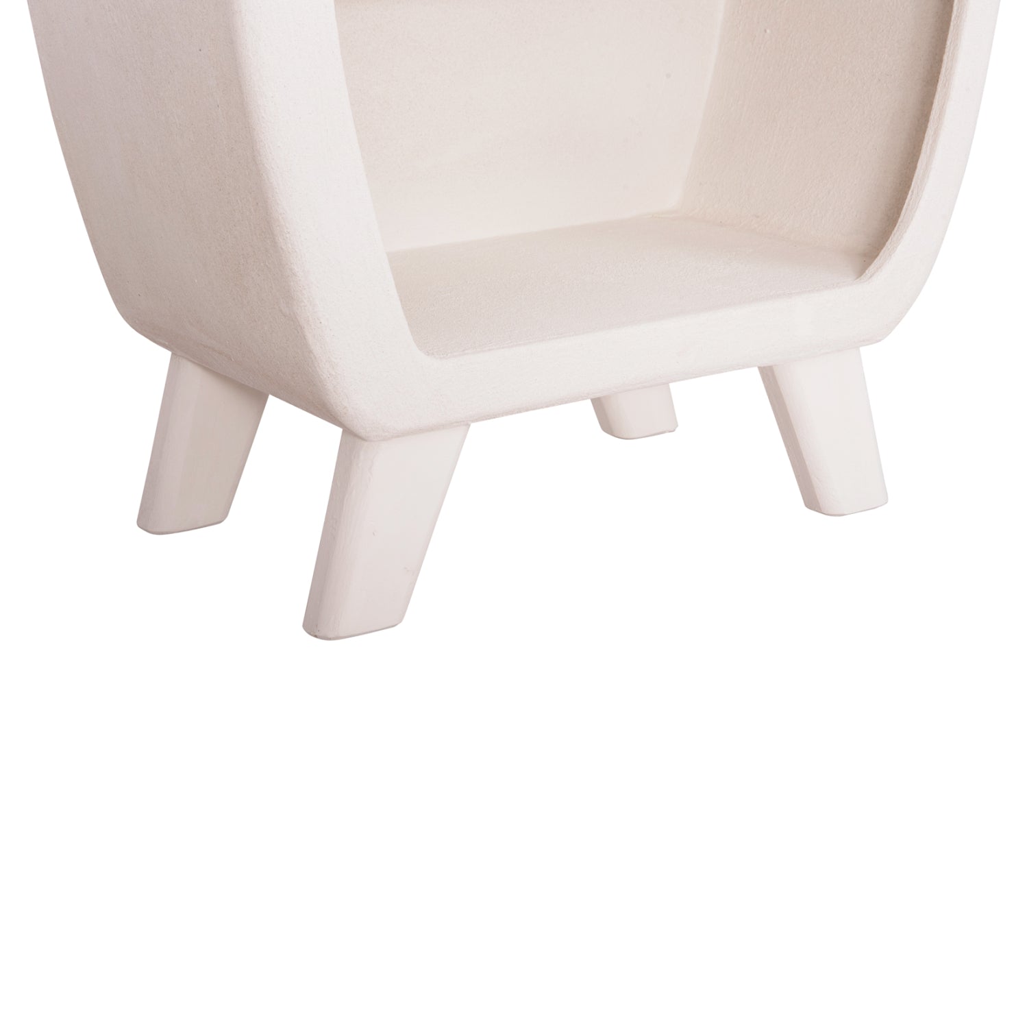 SHELF RACK SERIES SANTORINI HM18067 MDF IN OFF-WHITE 80x38x196Hcm.