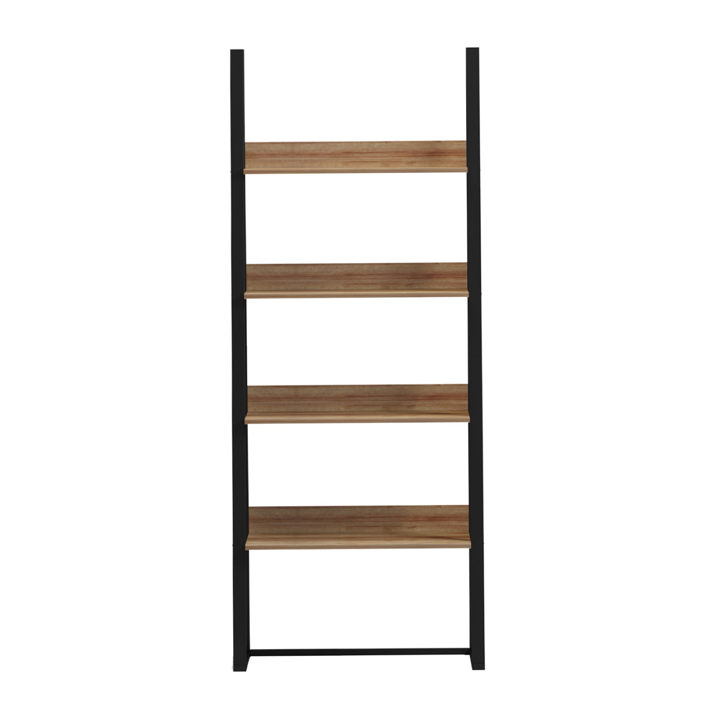 RACK IZABEL HM18376.01 METAL FRAME--MELAMINE IN OAK 75x36x185Hcm.