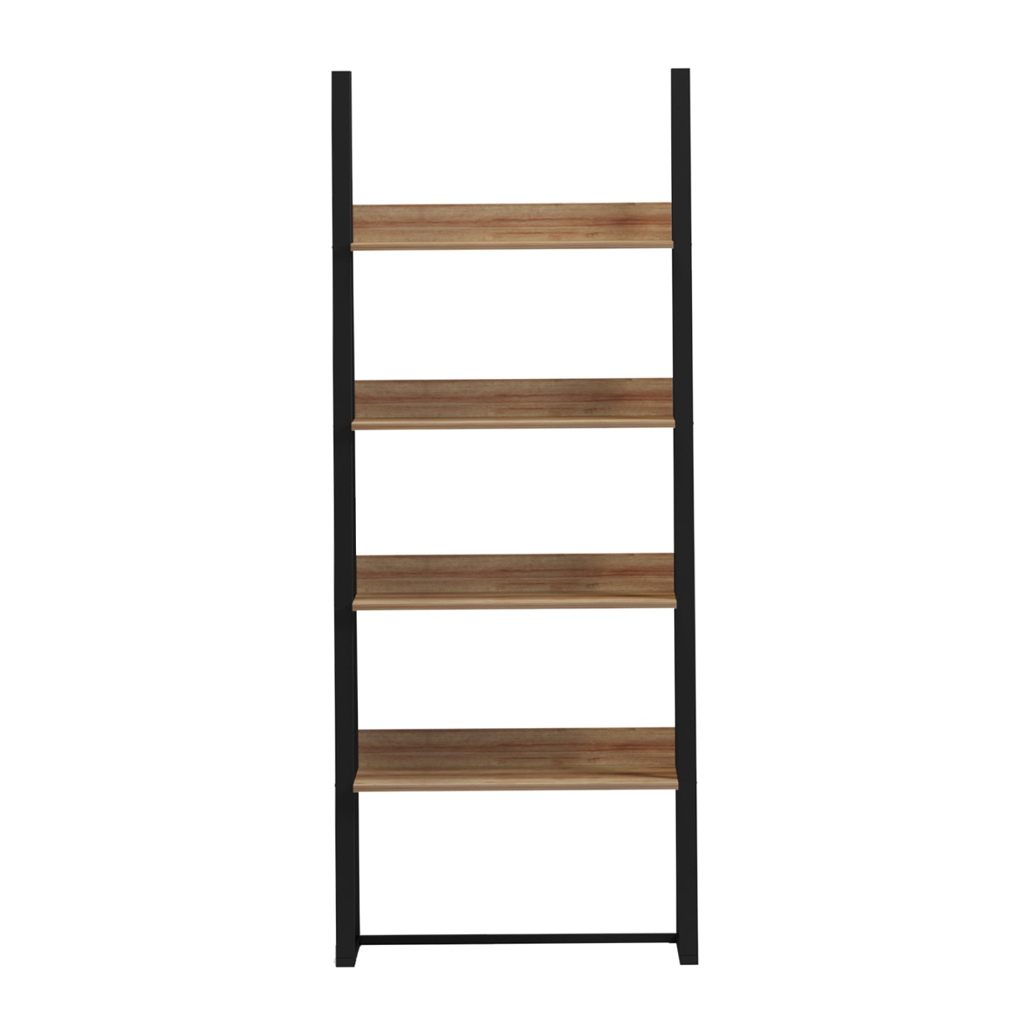 RACK IZABEL HM18376.01 METAL FRAME--MELAMINE IN OAK 75x36x185Hcm.