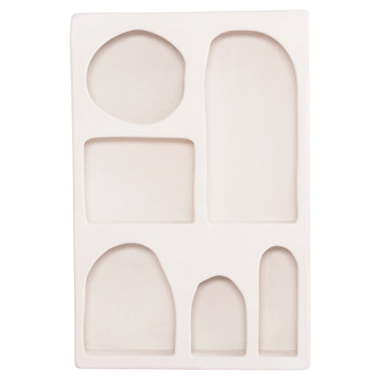 TALLBOY SERIES SANTORINI HM18059 MDF IN OFF-WHITE COLOR 80x18x120Hcm.