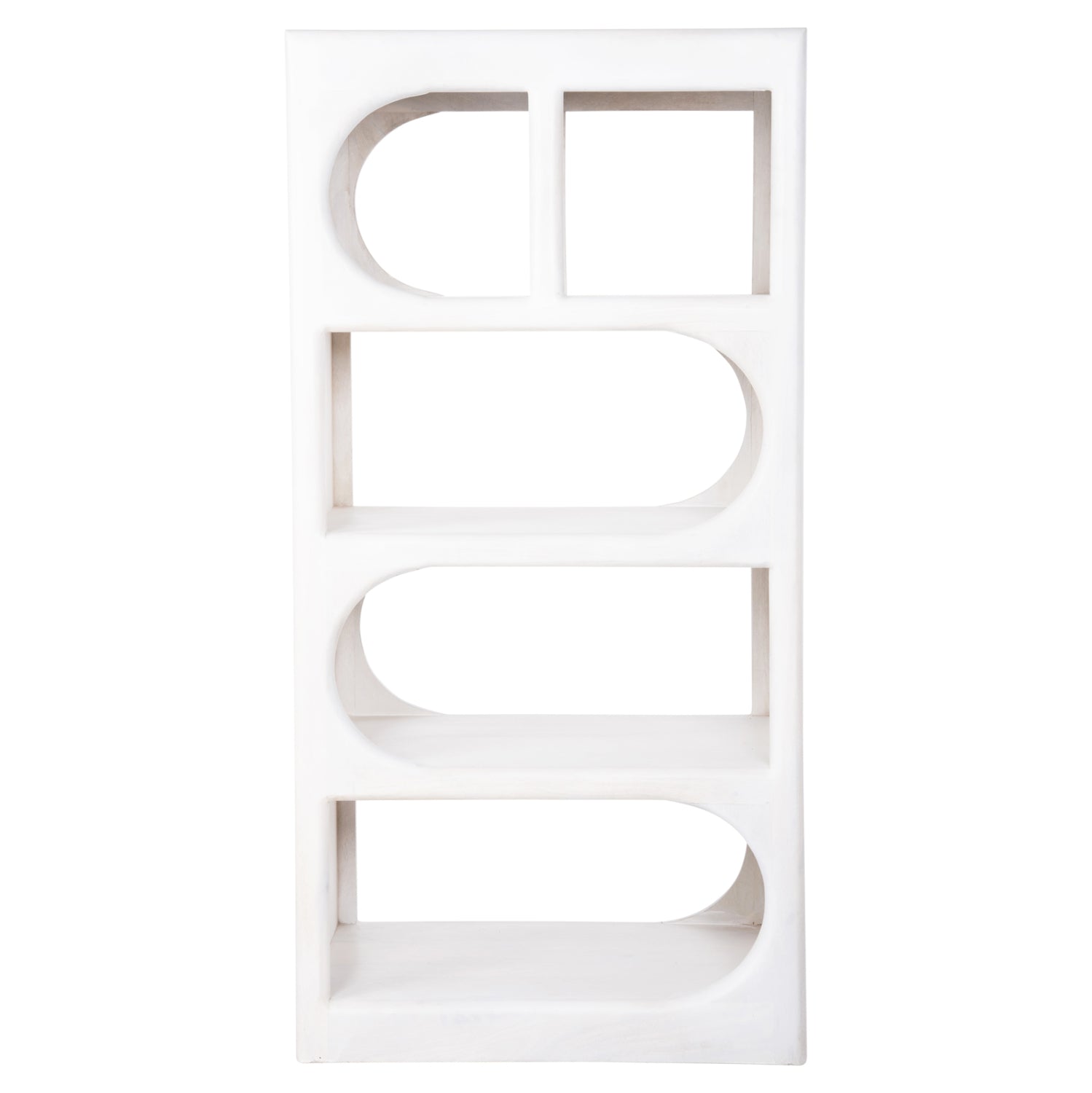 TALLBOY HANDYR HM9706 SOLID MANGO WOOD IN WHITE COLOR 60x35x120Hcm.