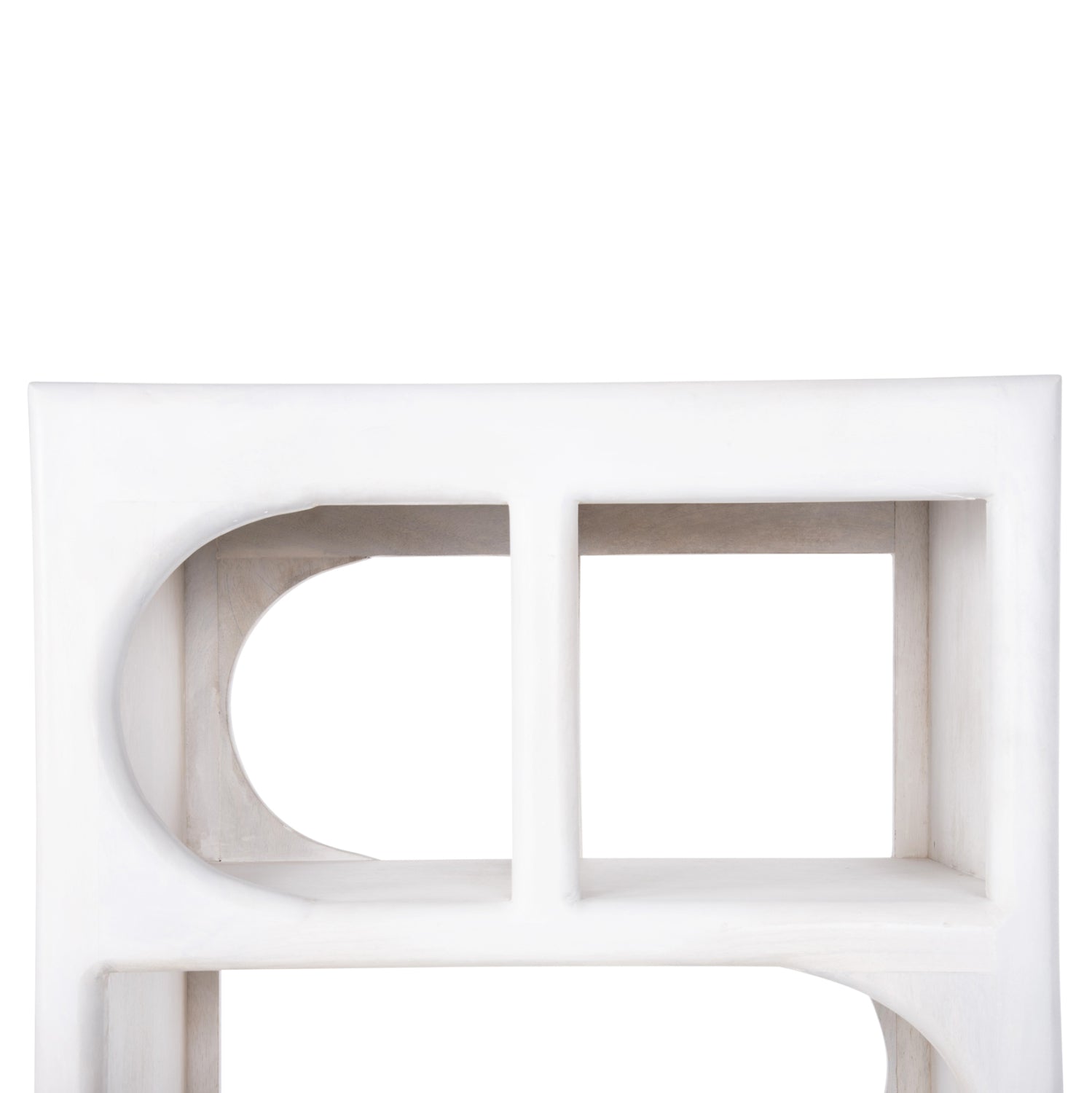 TALLBOY HANDYR HM9706 SOLID MANGO WOOD IN WHITE COLOR 60x35x120Hcm.