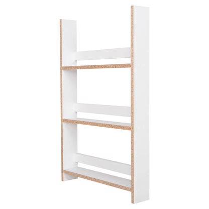 WALL SHELVES SANI HM18223.01 MELAMINE IN WHITE 60x10x90Hcm. (3 SHELVES)