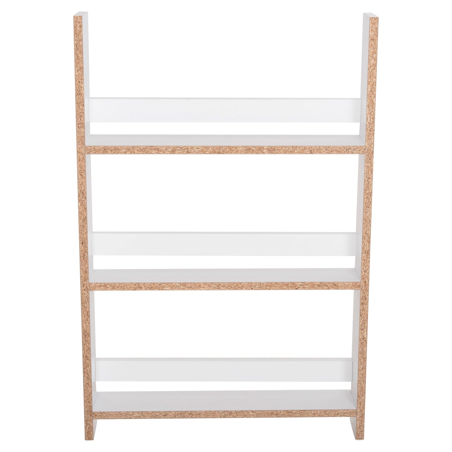 WALL SHELVES SANI HM18223.01 MELAMINE IN WHITE 60x10x90Hcm. (3 SHELVES)