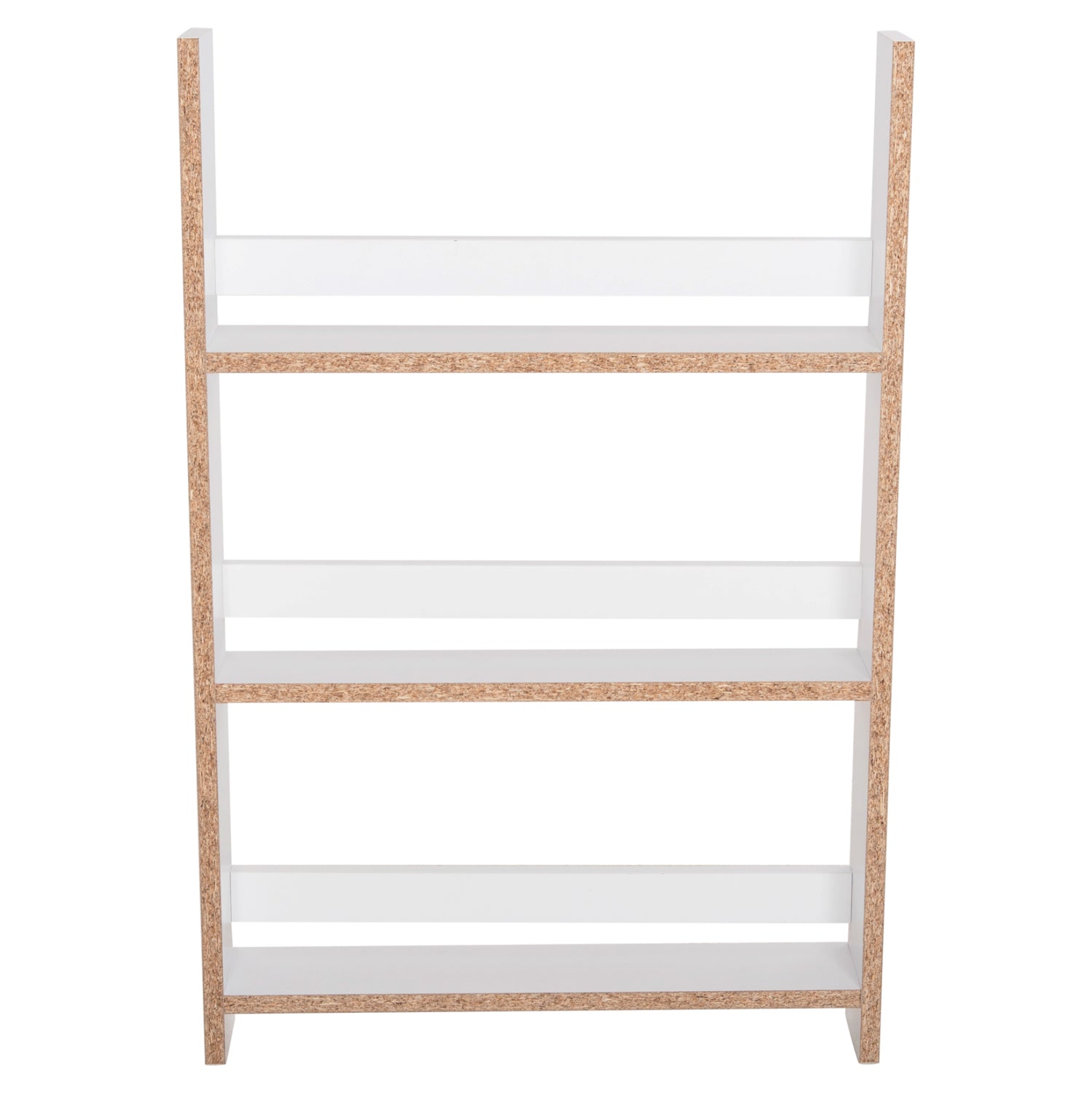WALL SHELVES SANI HM18223.01 MELAMINE IN WHITE 60x10x90Hcm. (3 SHELVES)