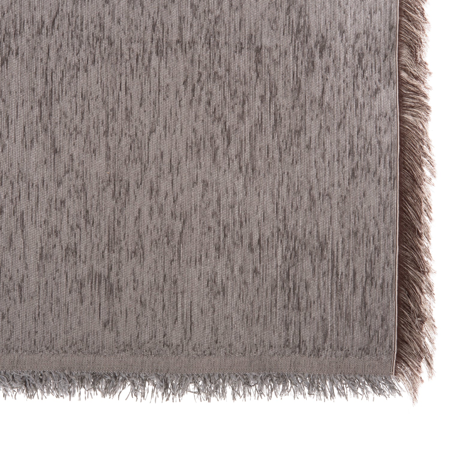 SOFA COVER-THROW WITH FRINGES DREAMTOPIA HM12161.07 IN GREY COLOR 245X170cm.
