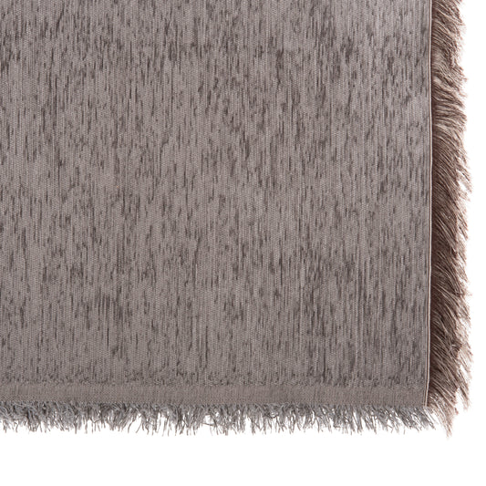 SOFA COVER-THROW WITH FRINGES DREAMTOPIA HM12161.07 IN GREY COLOR 245X170cm.