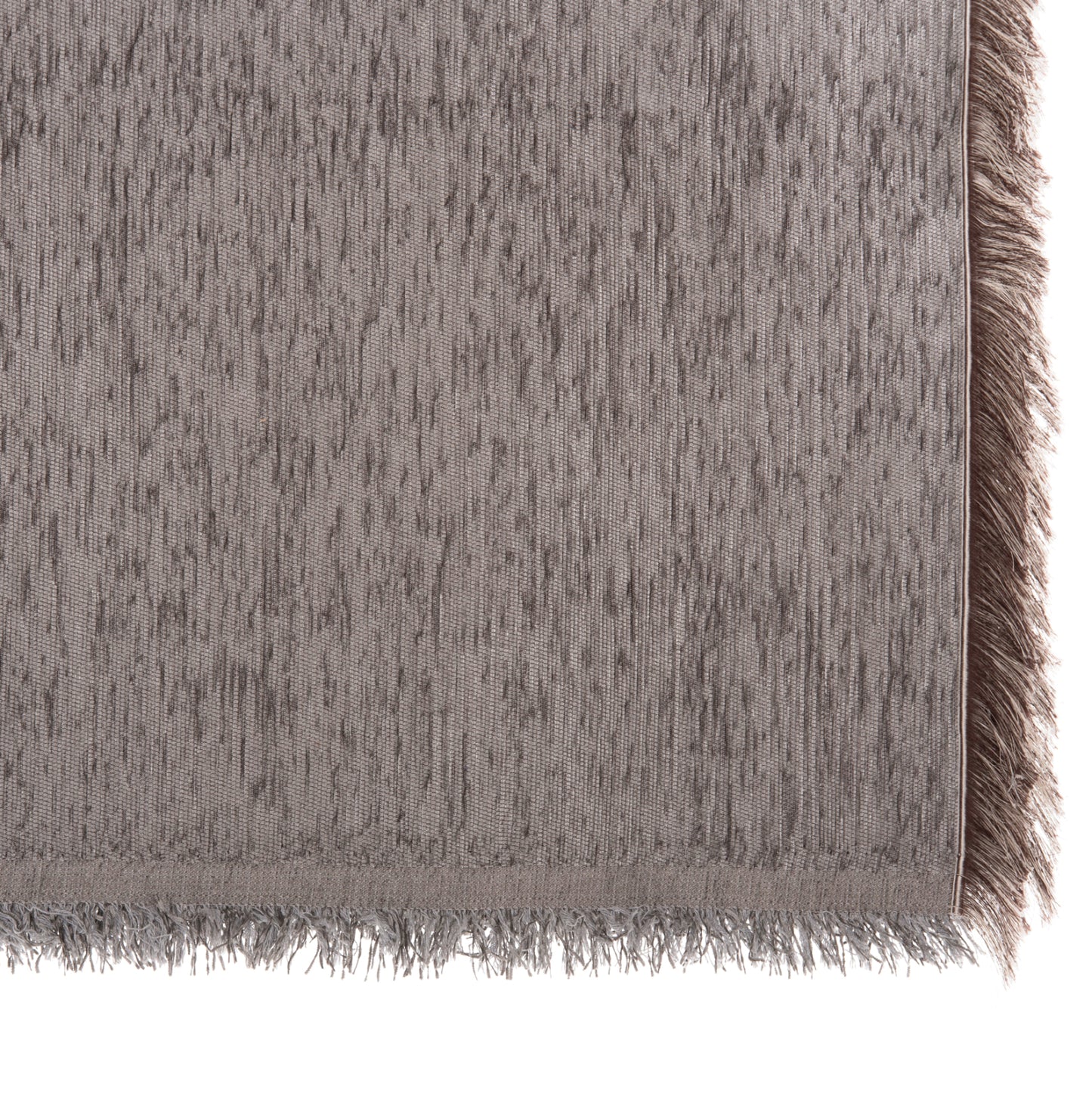 SOFA COVER-THROW WITH FRINGES DREAMTOPIA HM12165.08 IN GREY COLOR 295X170cm.