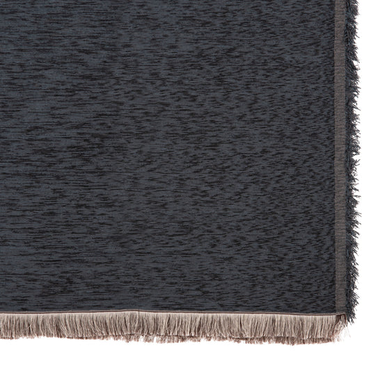 SOFA COVER-THROW WITH FRINGES DREAMTOPIA HM12165.09 IN NAVY BLUE COLOR 295X170cm.