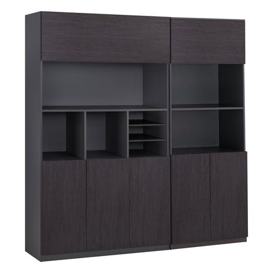 Set professional office library 2 pieces Rosewood HM11203