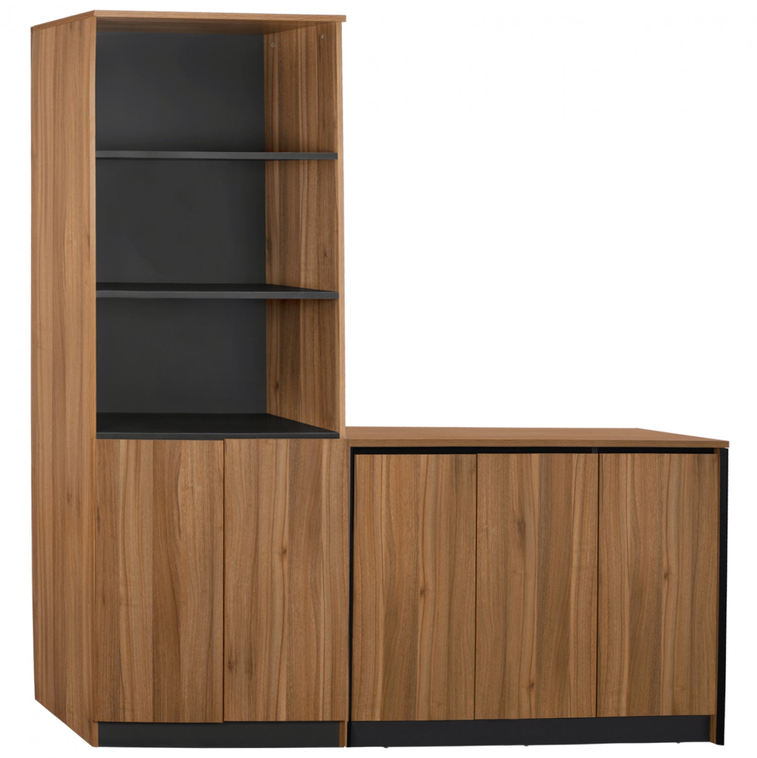 Set 2 pieces Professional office library with cabinet Supreme HM11369