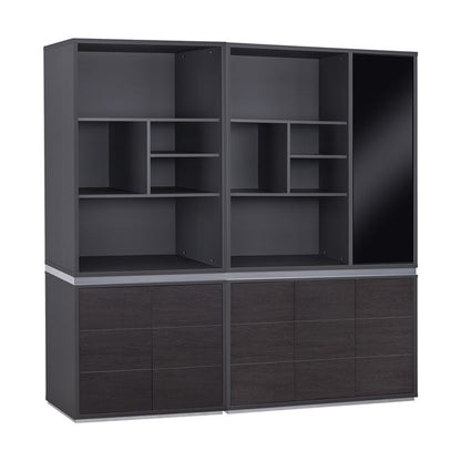 Set professional office library 2 pieces Rosewood HM11201