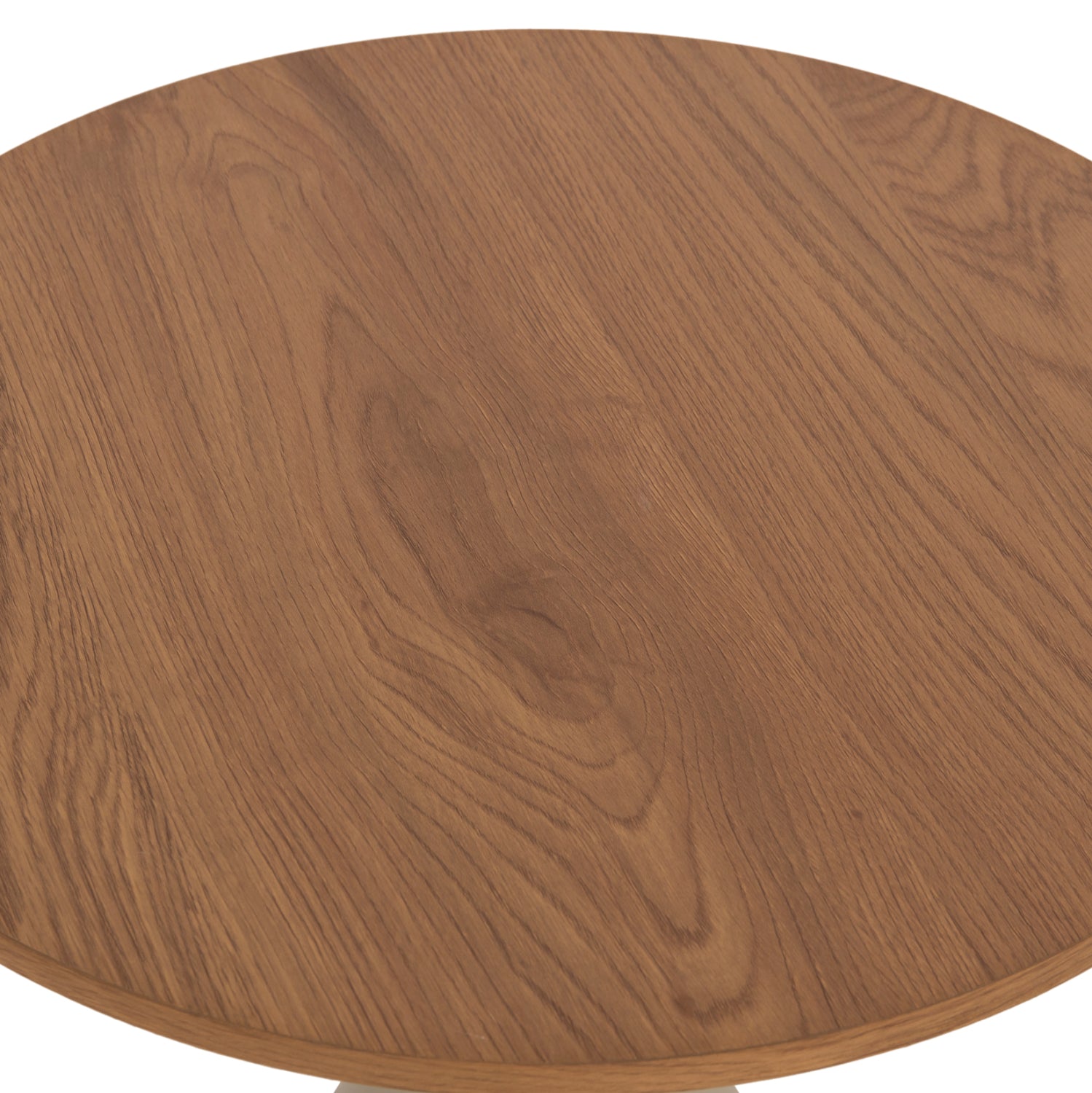 SET 2 COFFEE TABLES JENNEL(X) HM18308.04 METAL IN CHAMPAGNE--MDF WITH PAPER VENEER Φ50cm & Φ70cm