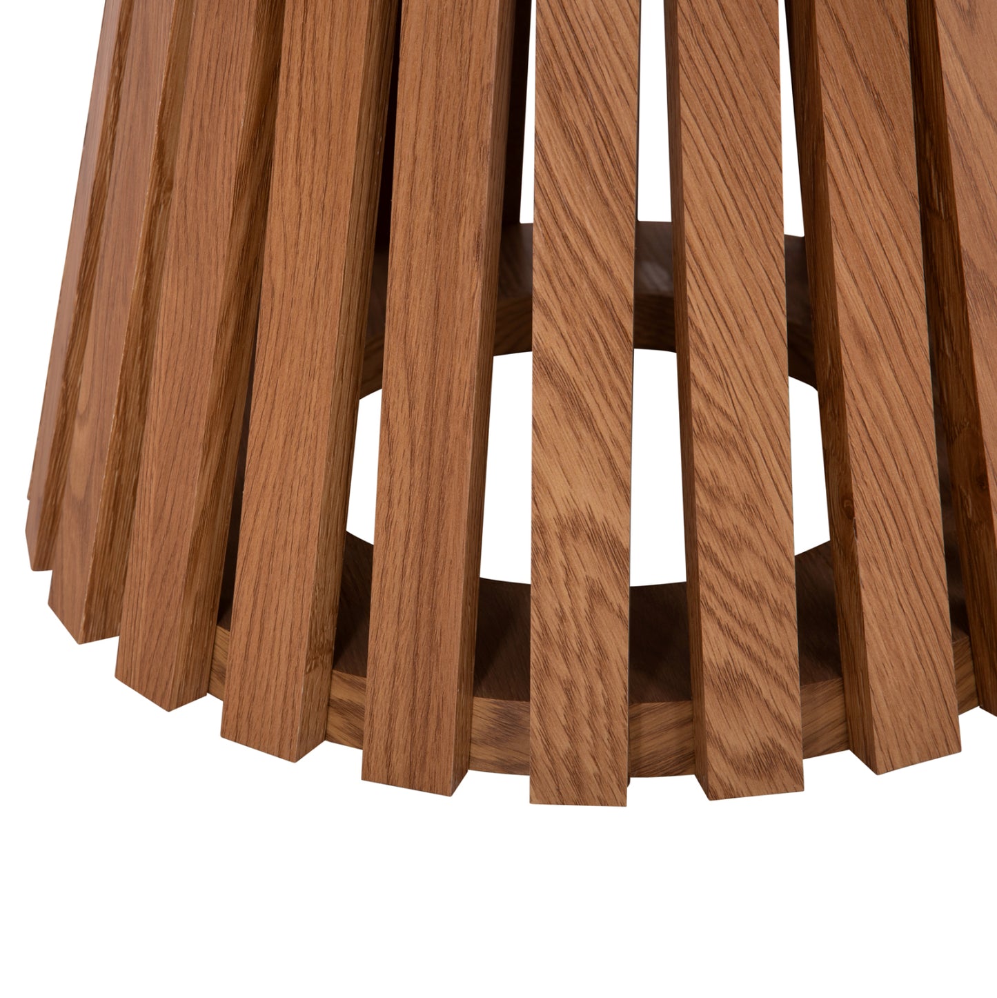 COFFEE TABLES 2PCS SET TALBERT HM21083 MDF IN NATURAL WOOD COLOR Φ80cm & Φ45cm