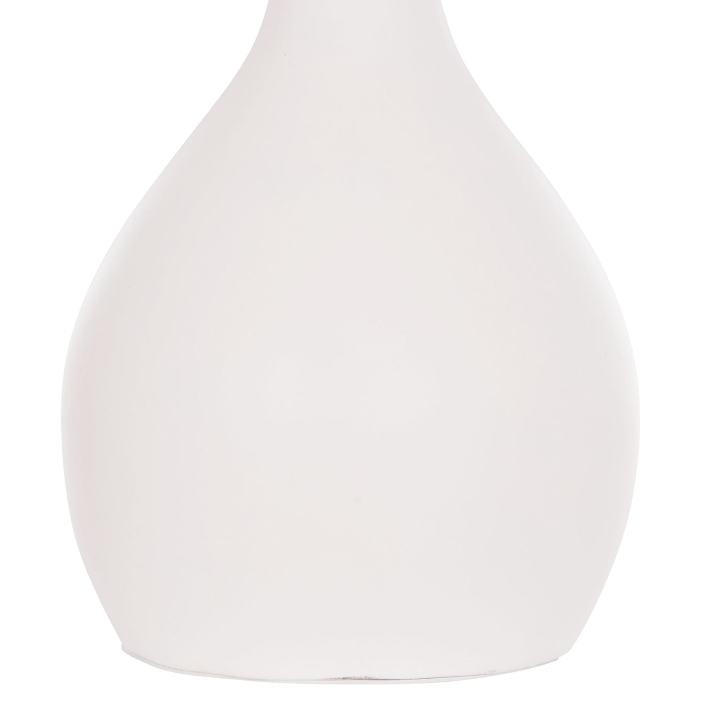 SET OF 3 TABLE DECORATIVE VASES DENI HM21141 FIBER CEMENT IN WHITE