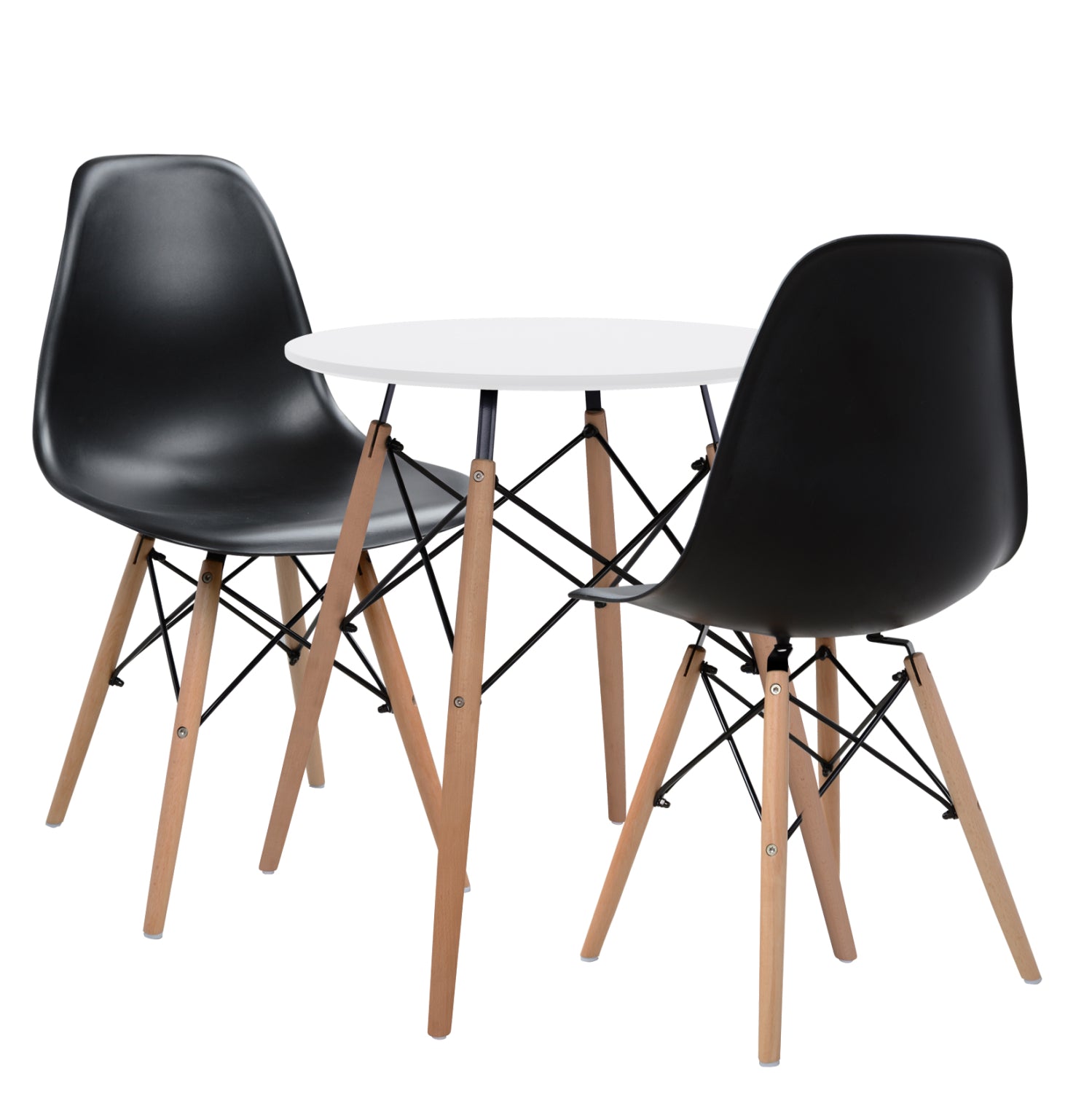 Set 3pieces Table D60 & Chairs Twist HM10307