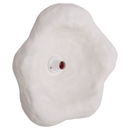 SET 3PCS WALL SCONCES LUXON HM10725.01 FIBER CEMENT IN WHITE [S-M-L]