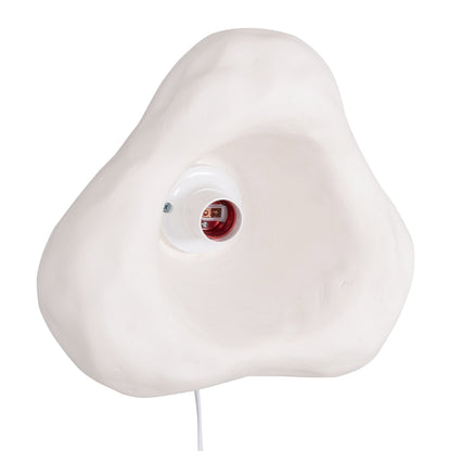 SET 3PCS WALL SCONCES LUXON HM10725.01 FIBER CEMENT IN WHITE [S-M-L]