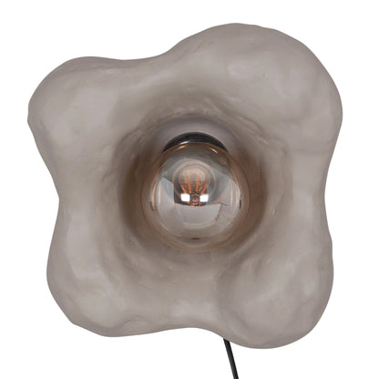 SET 3PCS WALL SCONCES LUXON HM10725.02 FIBER CEMENT IN GREY [S-M-L]
