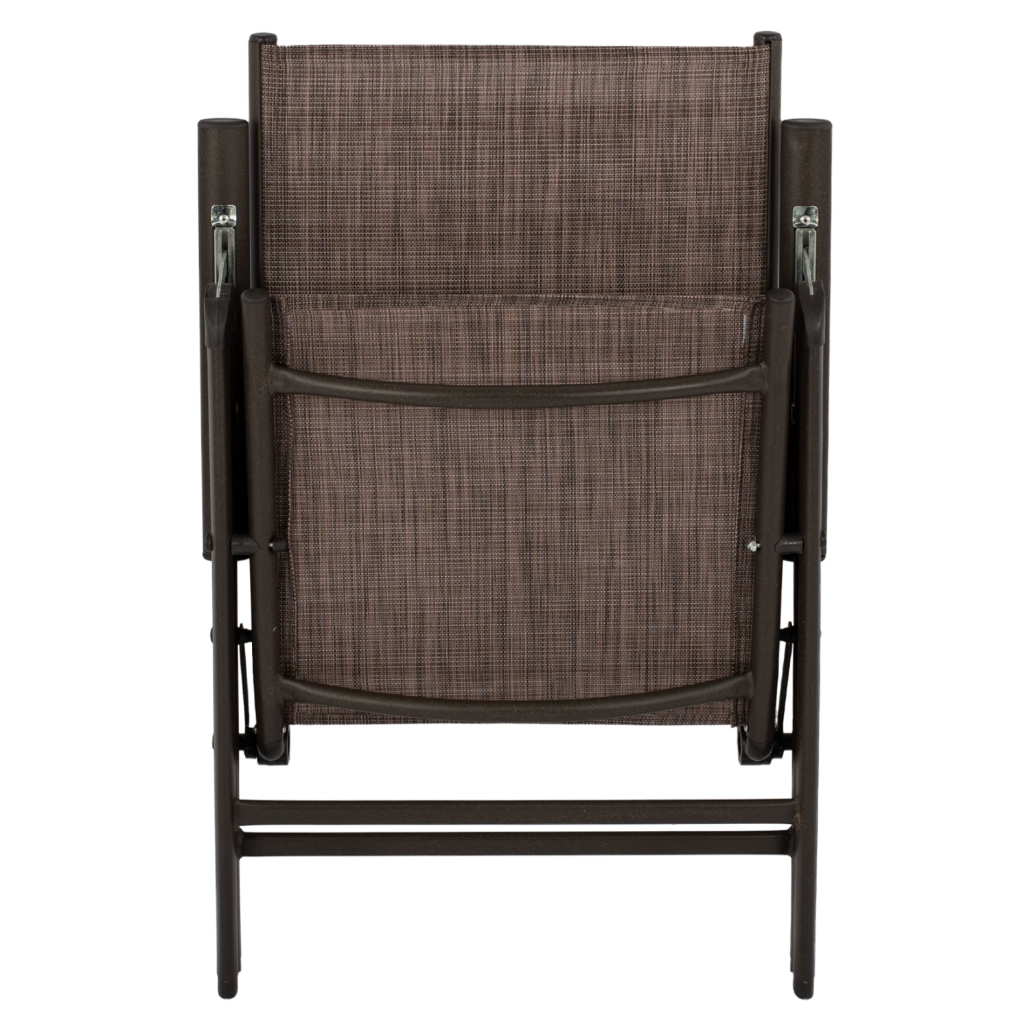 Set 5 pieces Metallic Table & Folding chairs Brown HM10558.02