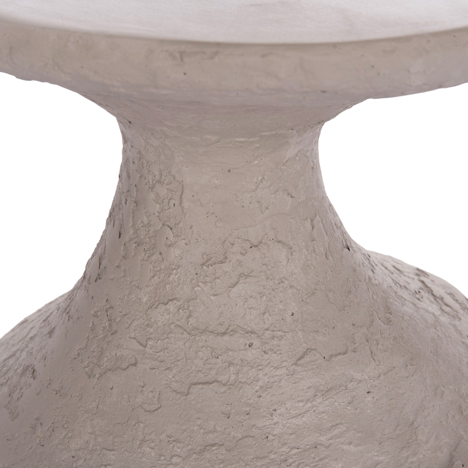 SIDE TABLES 2PCS SET REBON HM21137.03 FIBER CEMENT IN GREY--Φ40cm & Φ27.5cm
