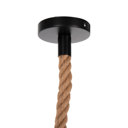 CEILING PENDANT LUMINAIRE SET HM11920 ROPE AND BANANA TREE FIBERS Φ100Χ205H cm.