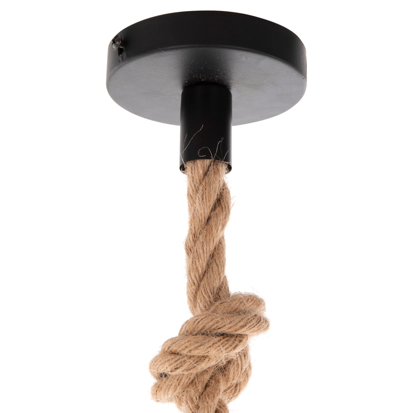 CEILING PENDANT LUMINAIRE SET HM11921 ROPE AND DRIED PALM LEAF FIBERS Φ41Χ155H cm.
