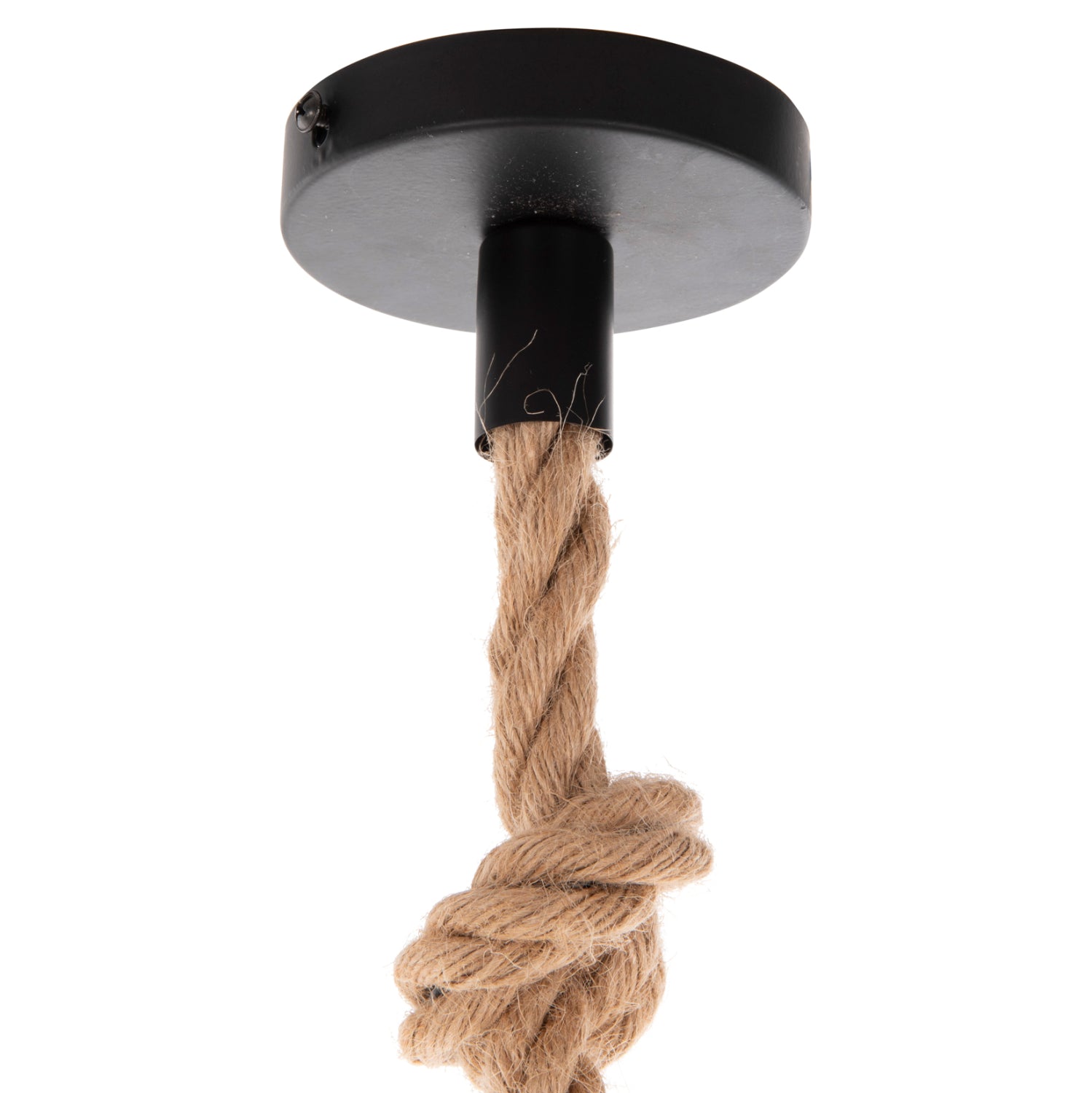 CEILING PENDANT LUMINAIRE SET HM11921 ROPE AND DRIED PALM LEAF FIBERS Φ41Χ155H cm.