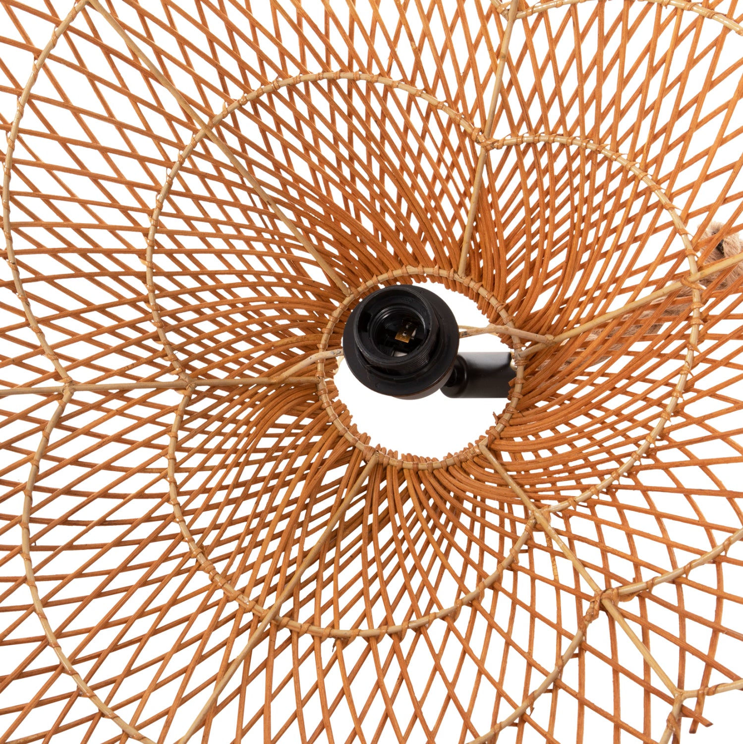 CEILING PENDANT LUMINAIRE SET HM11925.01 ROPE AND NATURAL RATTAN Φ58.5Χ131H cm.