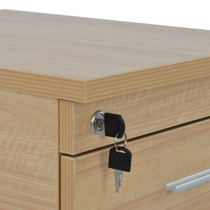 Office set 2 pieces oak color HM10214.01