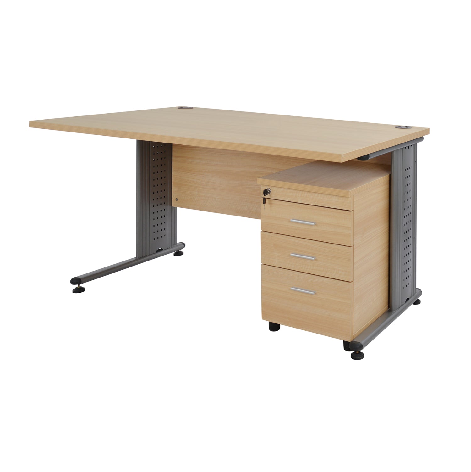 Office set 2 pieces oak color HM10214.01