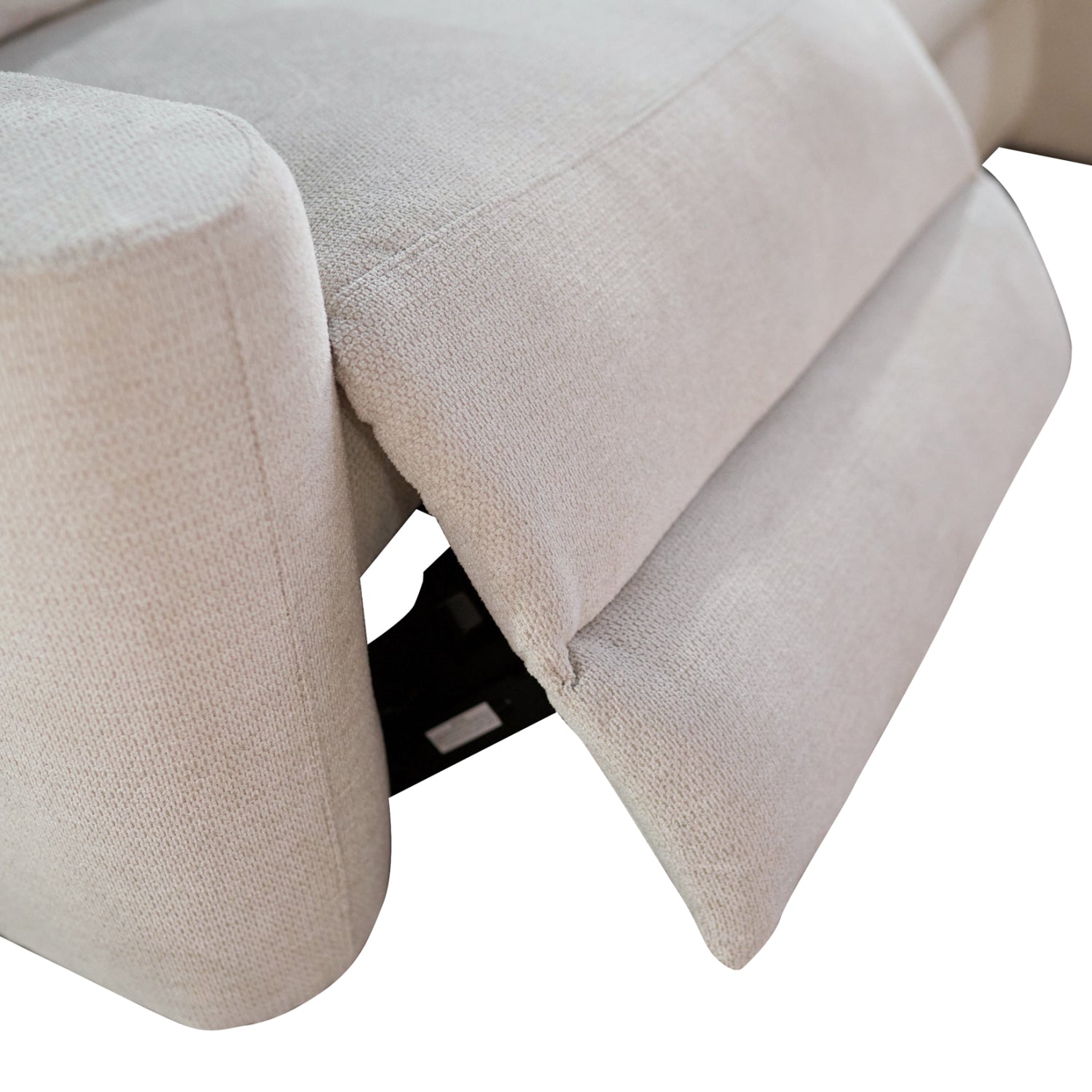 SET SOFA-RELAX ARMCHAIR SYNTHIA HM10736.01 BEIGE FABRIC--ELECTRIC RECLINE [R]
