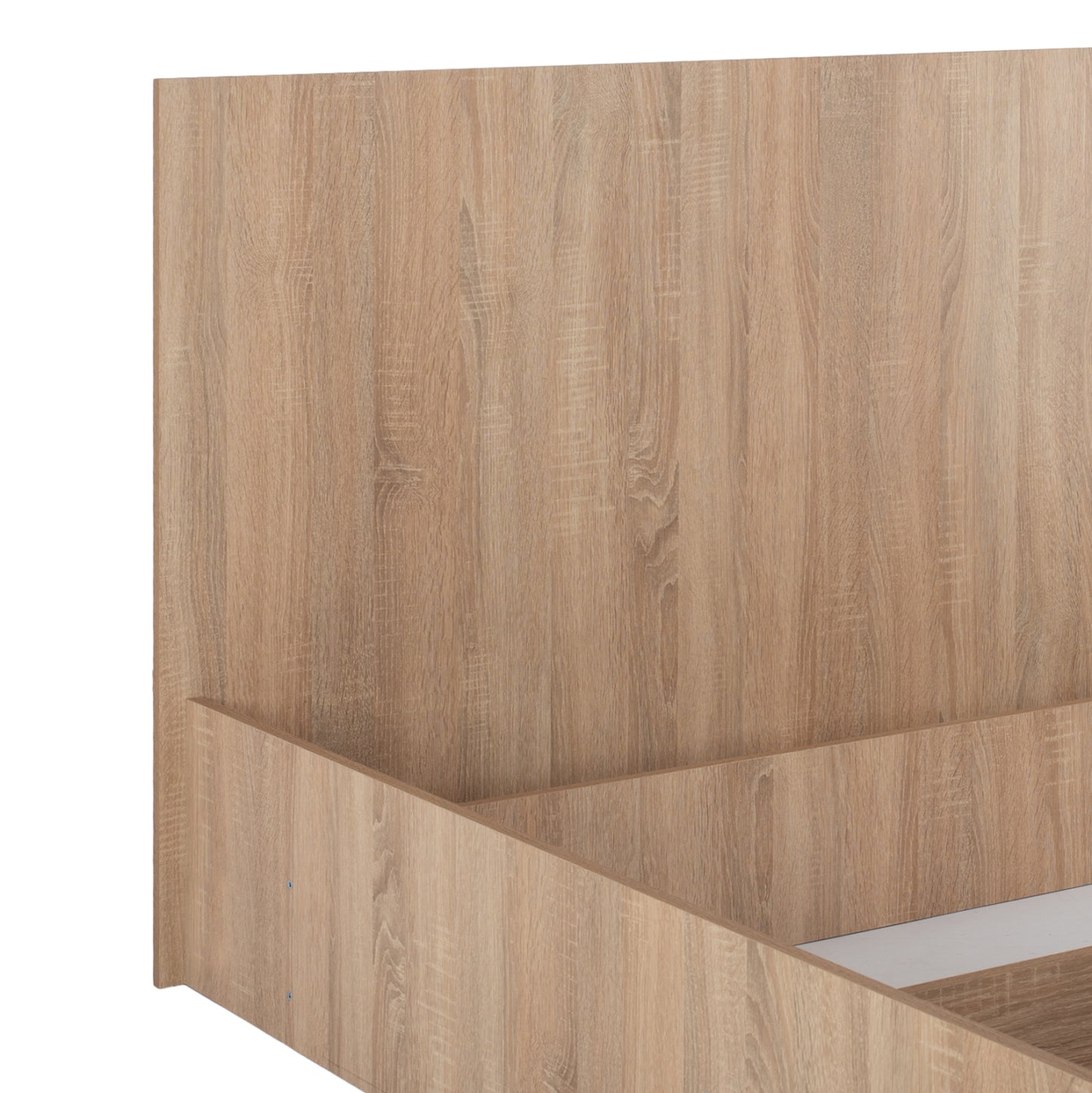 BEDROOM FURNITURE SET 5PCS ADLER HM11758 MELAMINE IN SONAMA OAK-FOR MATTRESS 160x200cm