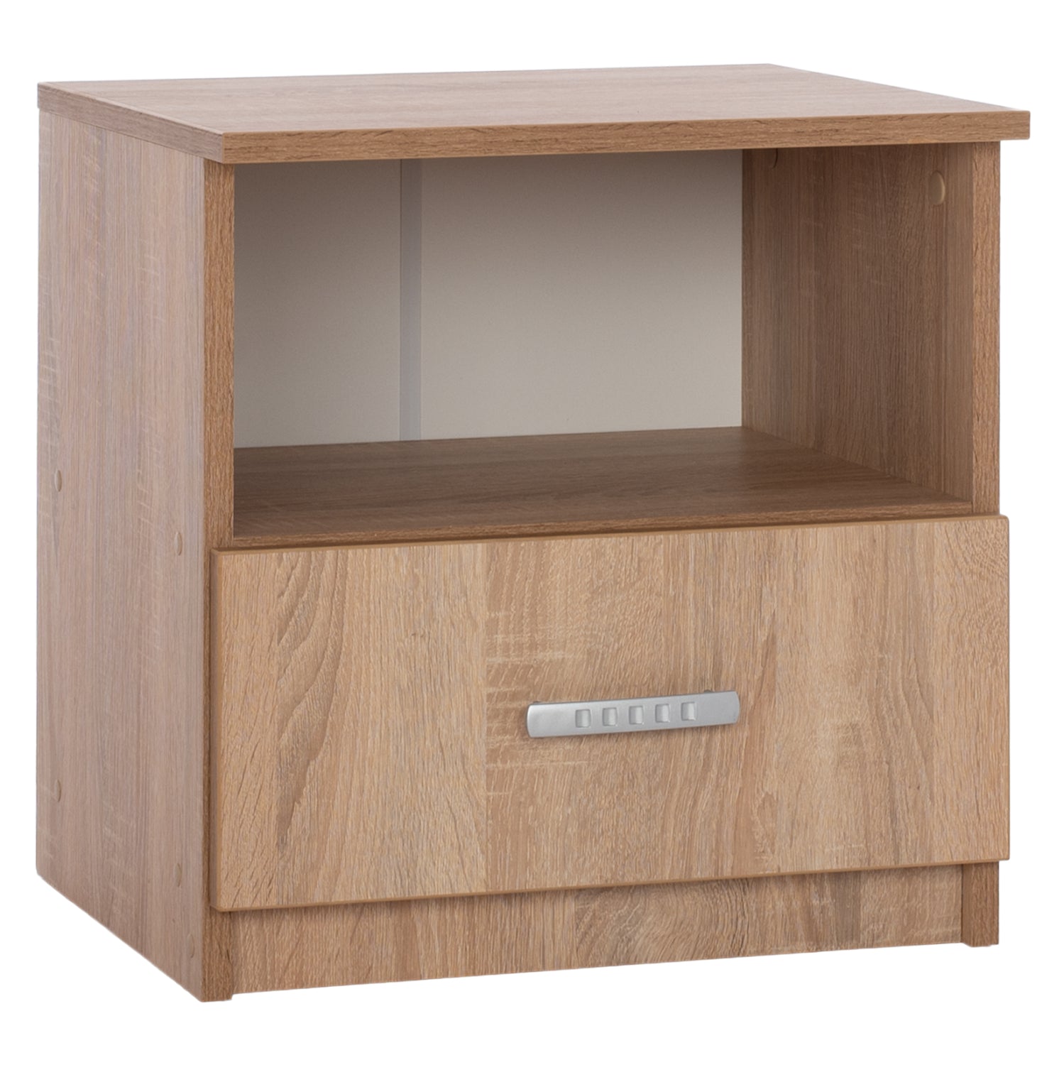 BEDROOM FURNITURE SET 5PCS ADLER HM11758 MELAMINE IN SONAMA OAK-FOR MATTRESS 160x200cm