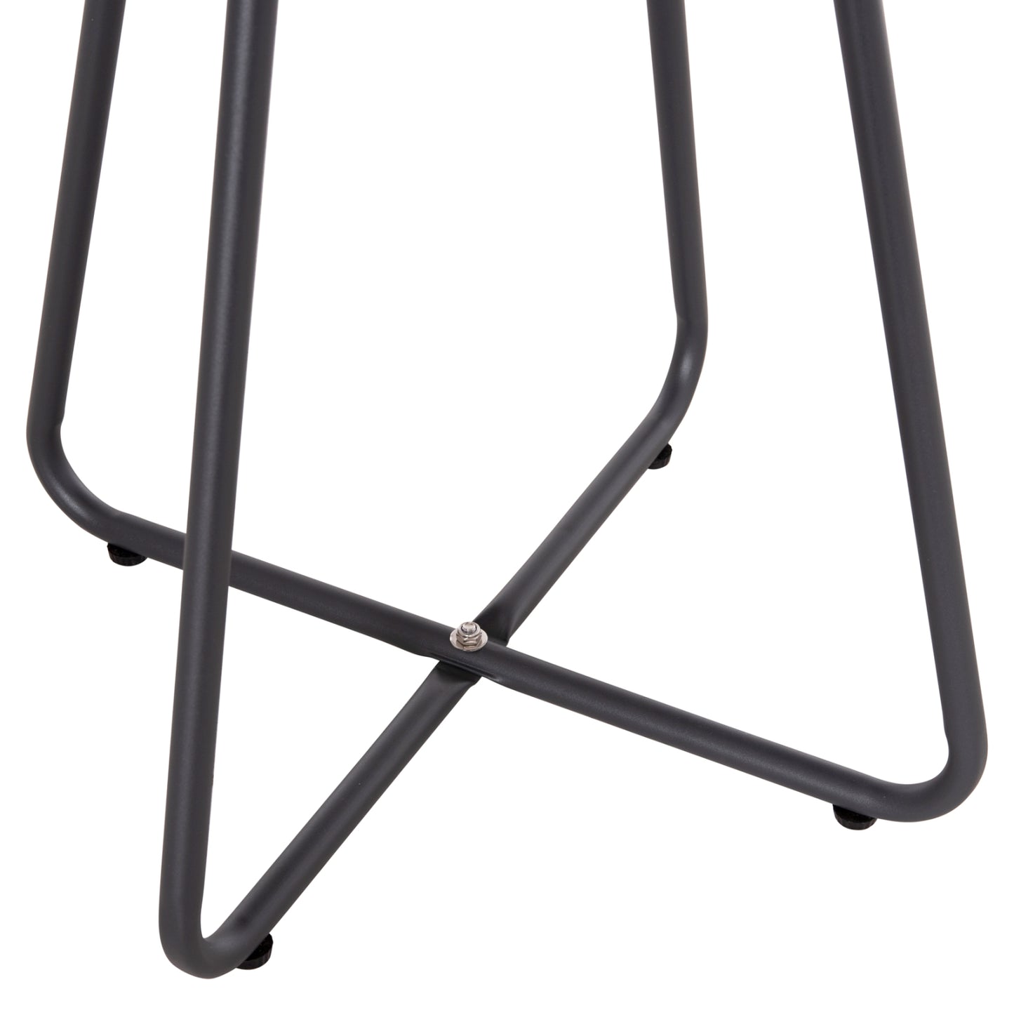 OUTDOOR LOUNGE SET 3PCS OREGO HM21107.01 ALUMINUM & METAL IN DARK GREY COLOR