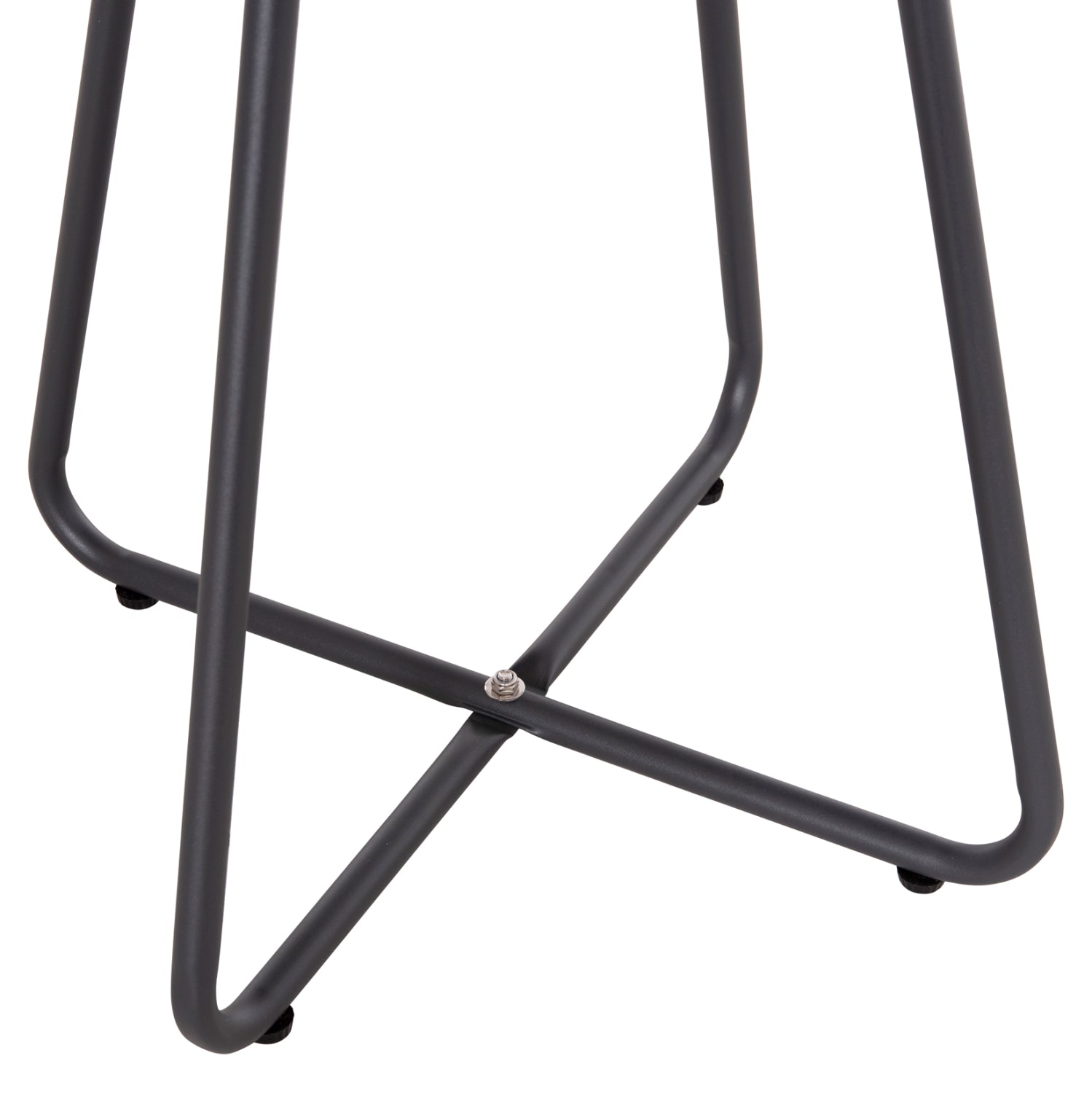 OUTDOOR LOUNGE SET 3PCS OREGO HM21107.01 ALUMINUM & METAL IN DARK GREY COLOR