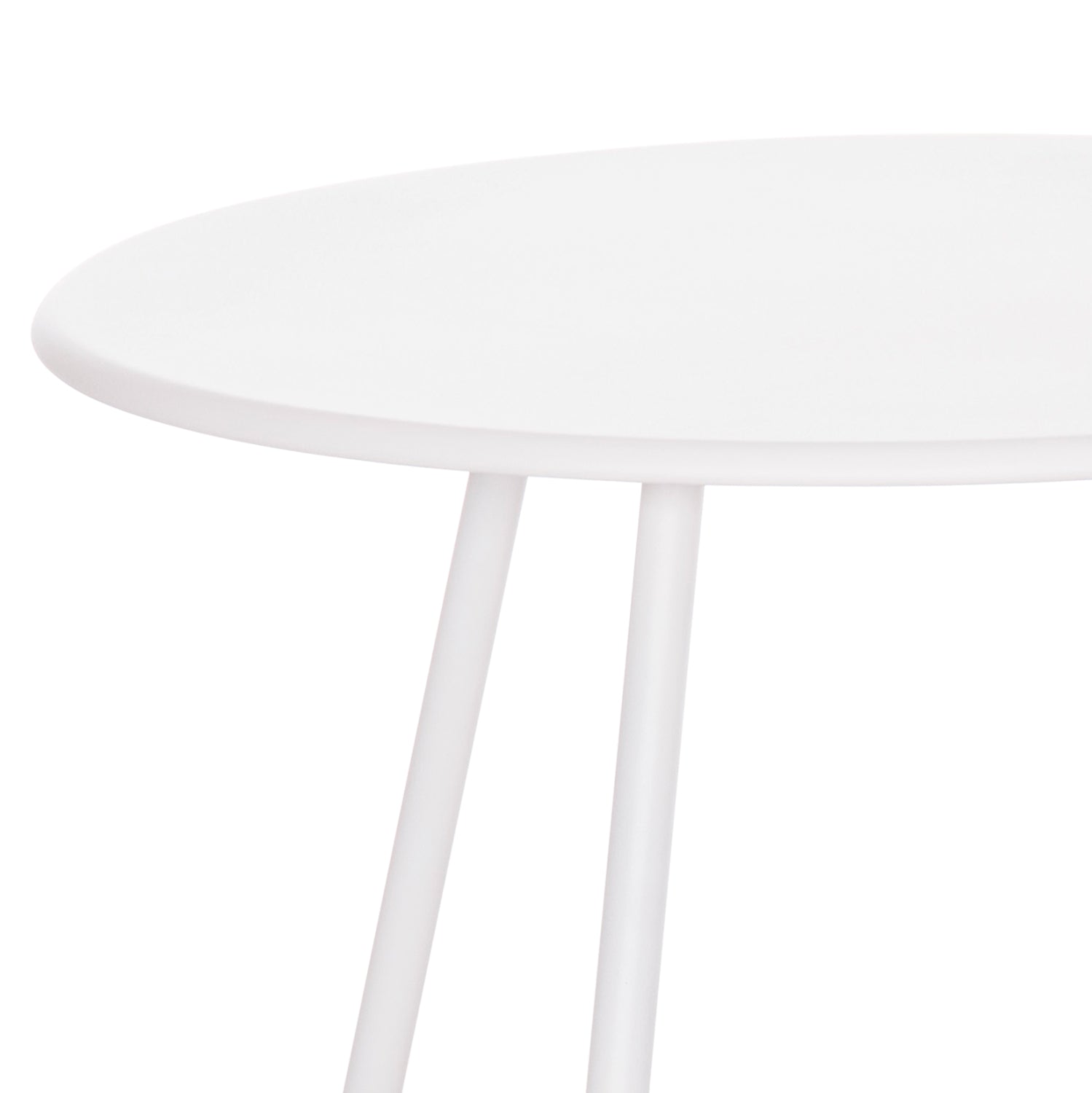 OUTDOOR LOUNGE SET 3PCS OREGO HM21107.02 ALUMINUM & METAL IN WHITE COLOR