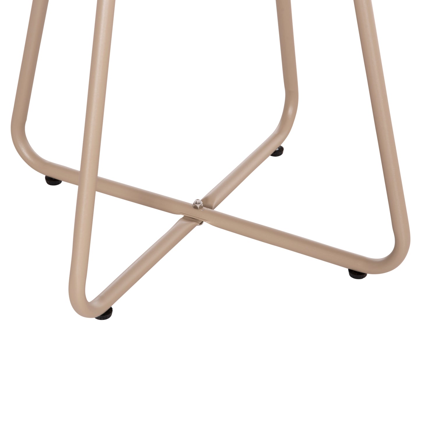 OUTDOOR LOUNGE SET 3PCS OREGO HM21107.03 ALUMINUM & METAL IN CAPPUCCINO COLOR