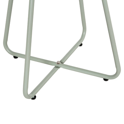 OUTDOOR LOUNGE SET 3PCS OREGO HM21107.06 ALUMINUM & METAL IN PISTACHIO GREEN COLOR