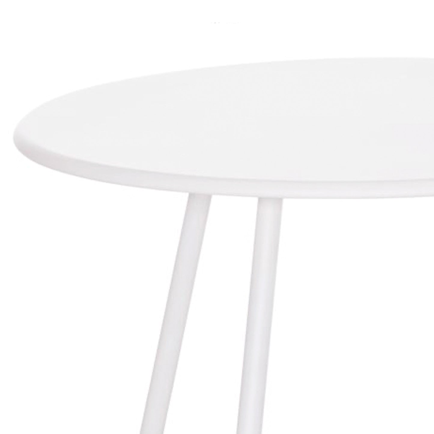 OUTDOOR LOUNGE SET 3PCS PONY HM21194 METAL COFFEE TABLE IN WHITE--WICKER RATTAN IN BLACK & WHITE