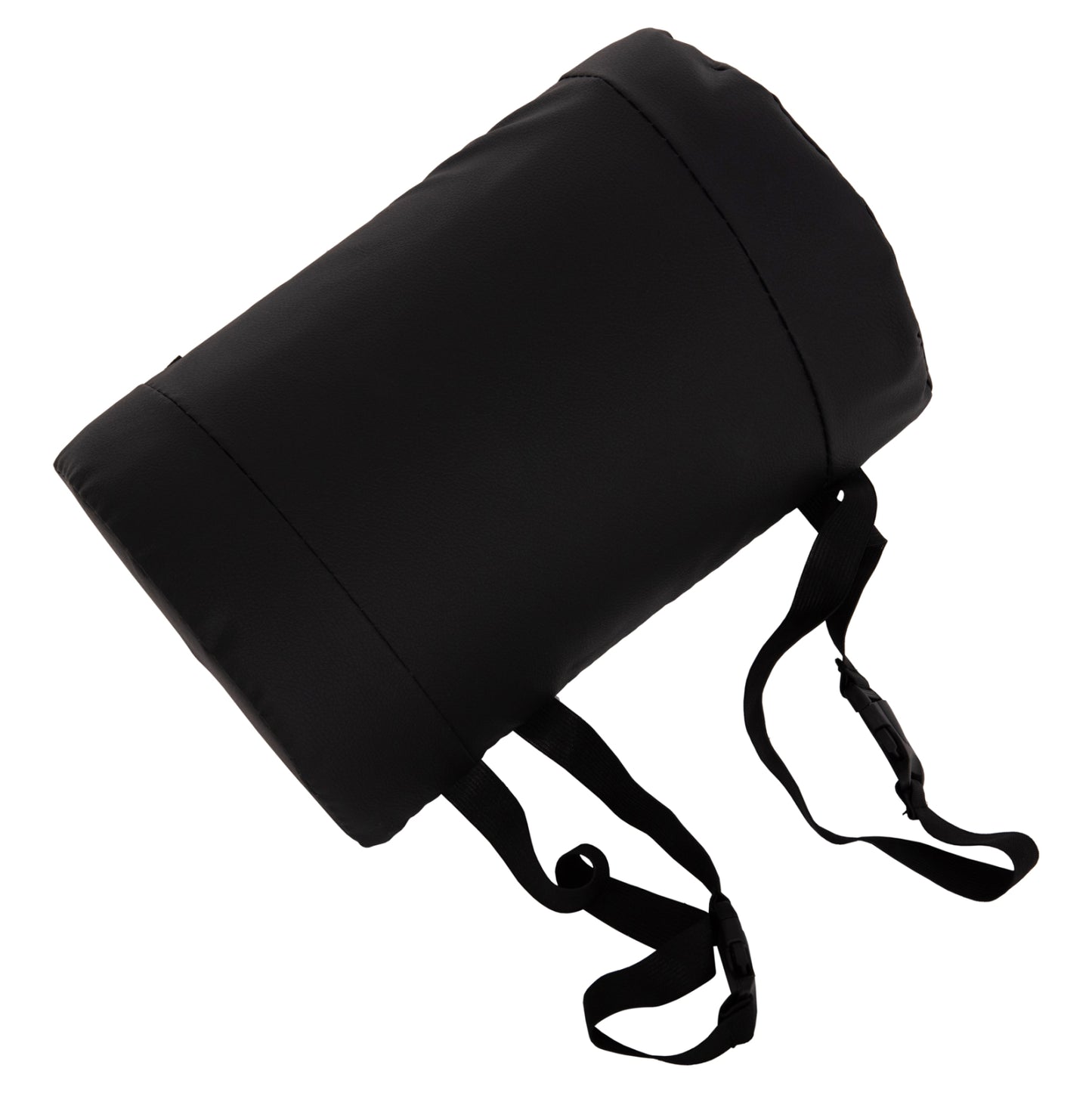 SET OF HEAD AND LUMBAR SUPPORT CUSHIONS IN BLACK COLOR