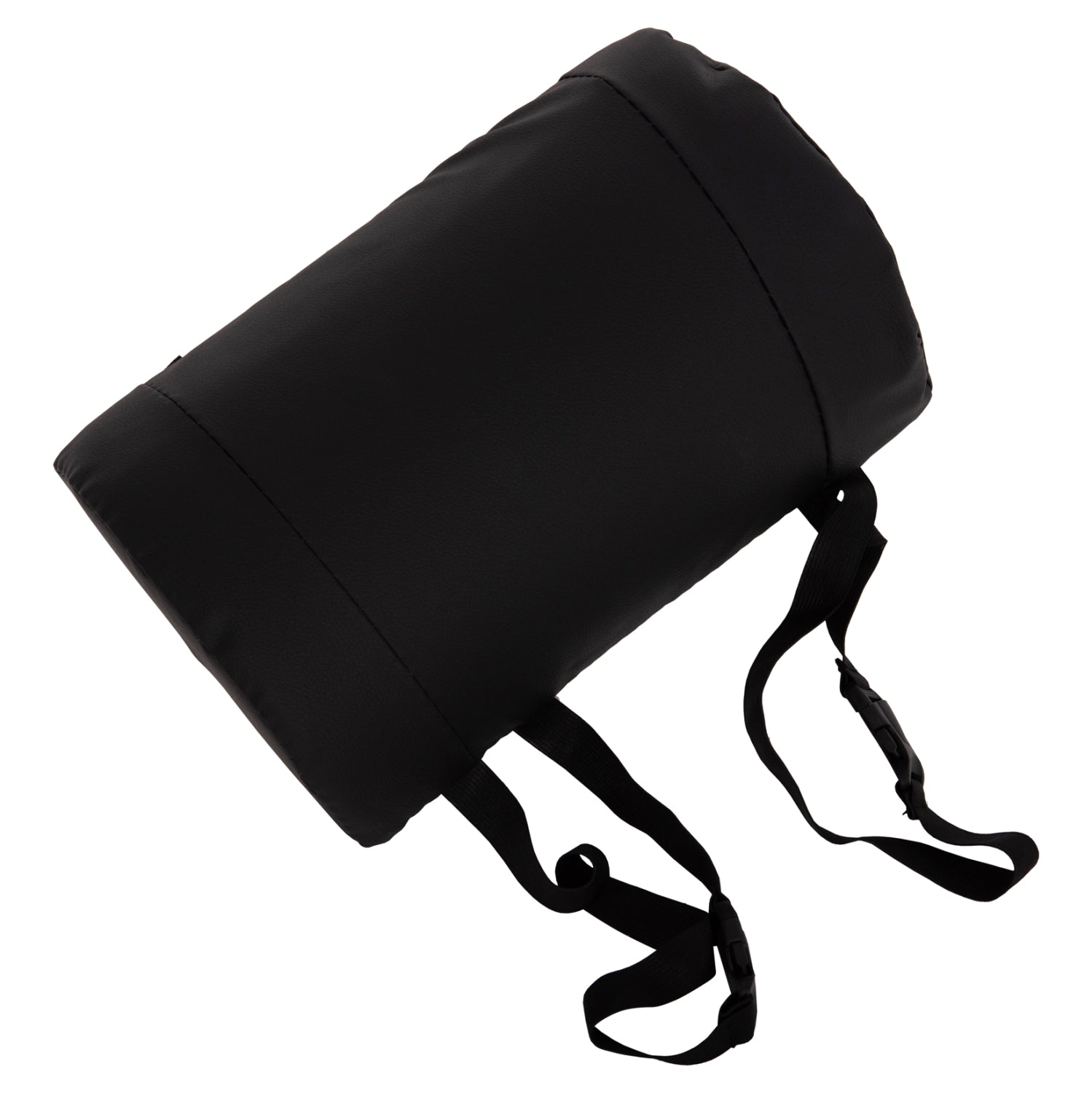 SET OF HEAD AND LUMBAR SUPPORT CUSHIONS IN BLACK COLOR
