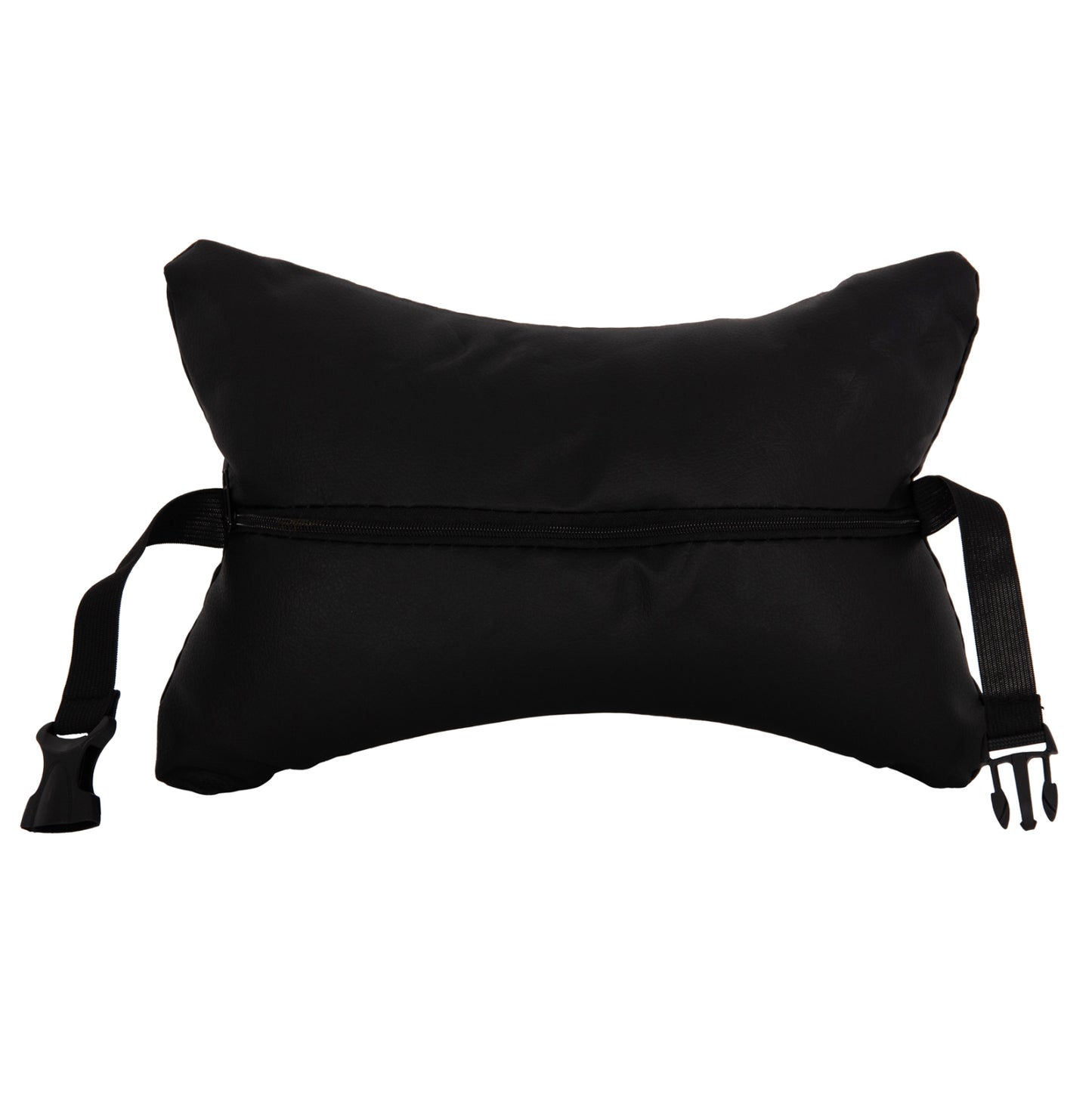 SET OF HEAD AND LUMBAR SUPPORT CUSHIONS IN BLACK COLOR