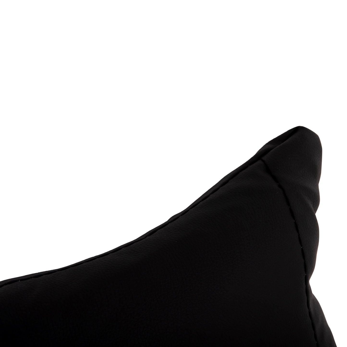 SET OF HEAD AND LUMBAR SUPPORT CUSHIONS IN BLACK COLOR